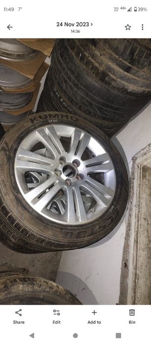 Jante R16 ,r15 prindere 5x100 cu sau fara cauciucuri 205 55r16