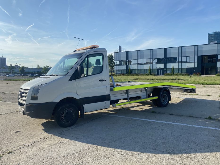 Autoplatforma Vw Crafter2,5 tractari 2009 Ba14 catC 5000kg punte dubla
