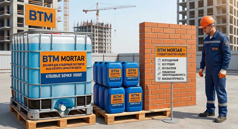 Пластификатор для кладочного раствора BTM Mortar
