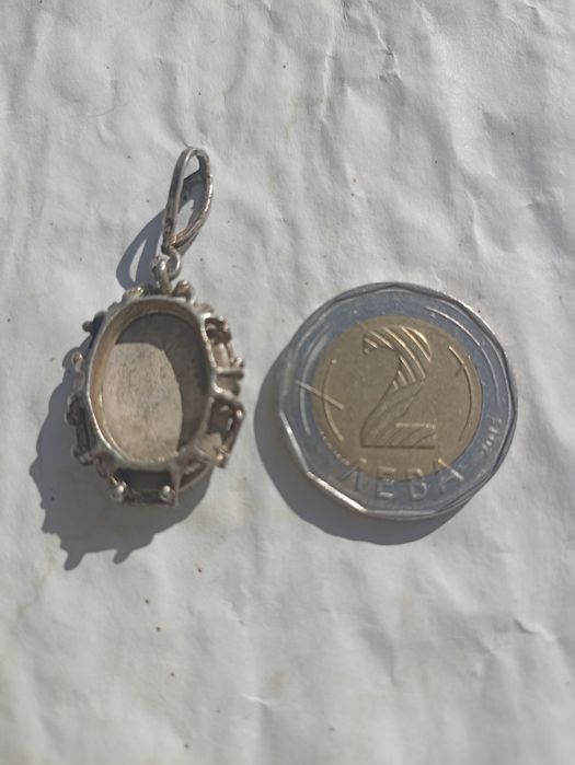Медальон сребърен