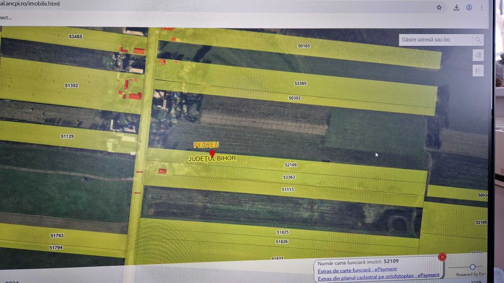 Teren intravilan ABRAMUT 7281 MP,langa Marghita,judetul Bihor