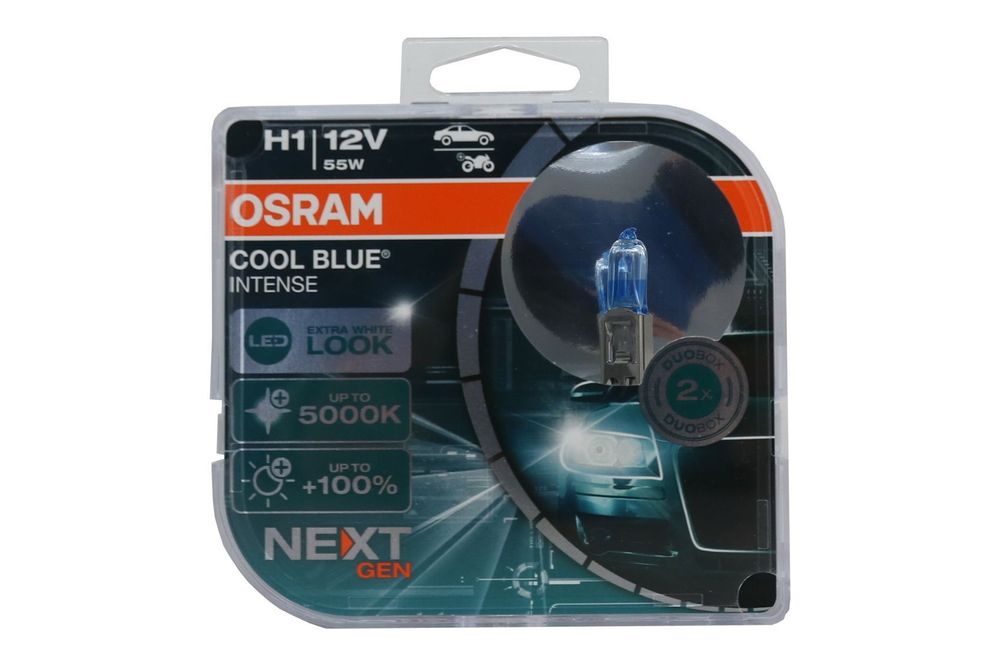 Set 2 Becuri Auto Moto Halogen NEXT GEN Osram Cool Blue Intense 64150C