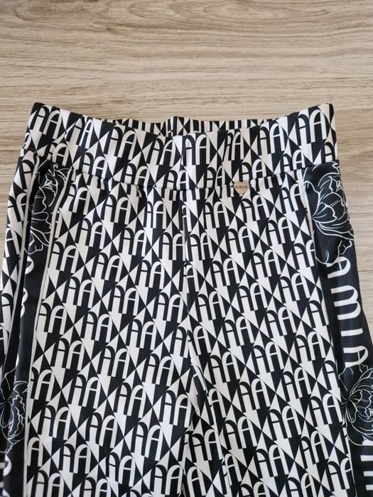 Amia moda черно-бял клин