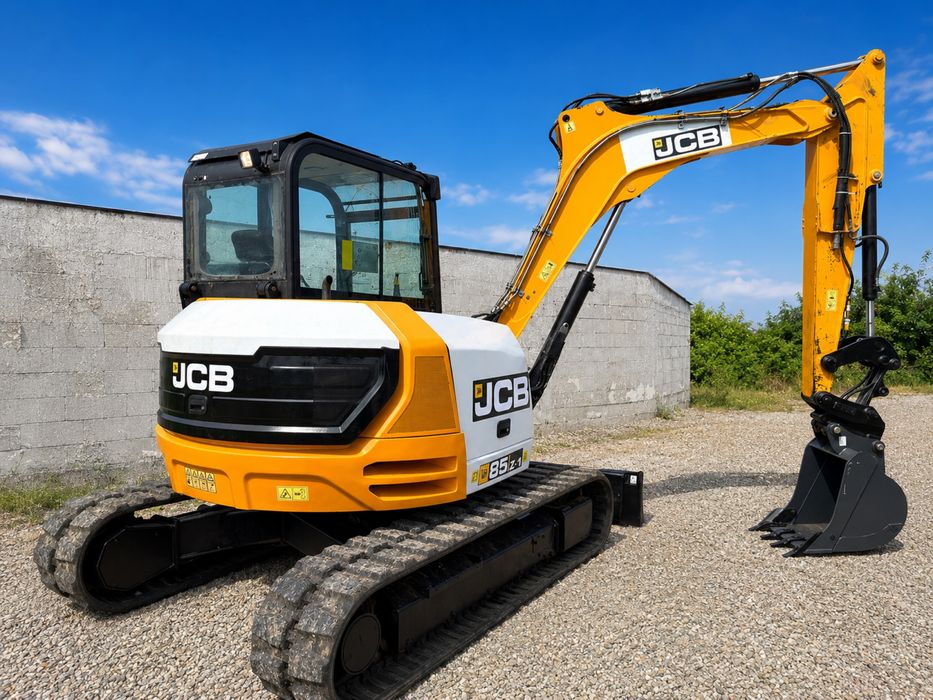 Excavator JCB 85Z1 / 2018 / 8400 ore / Motor Kohler / Cupla rapida + cupa 60 cm  noua