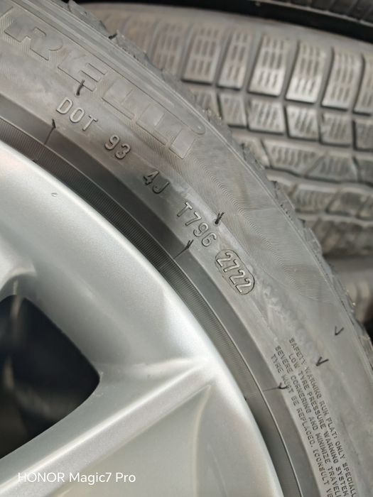 Jante originale BMW seria 5 F10-F11 245 45R18 iarna Pirelli 2022