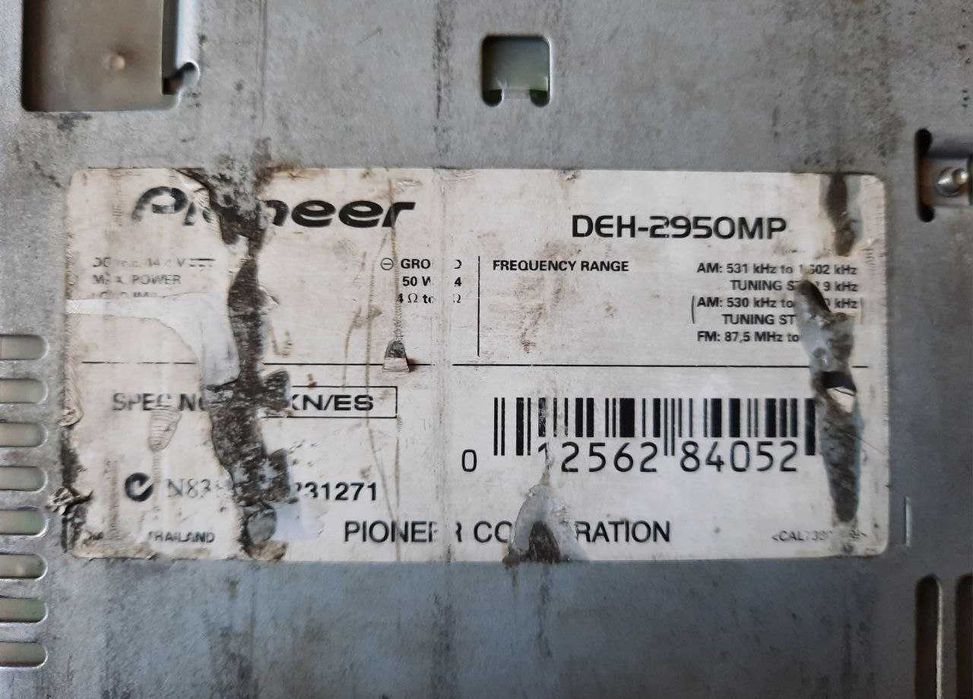 Продам автомагнитолу Pioneer