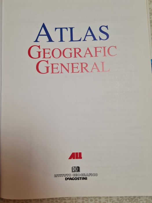Atlas Geografic General color,copertat