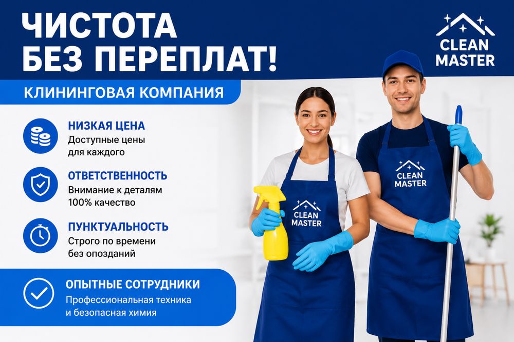 Клининговая компания - чистота без переплат