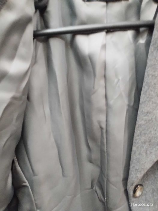 Pardesiu -Palton dama , mărimea L , gri