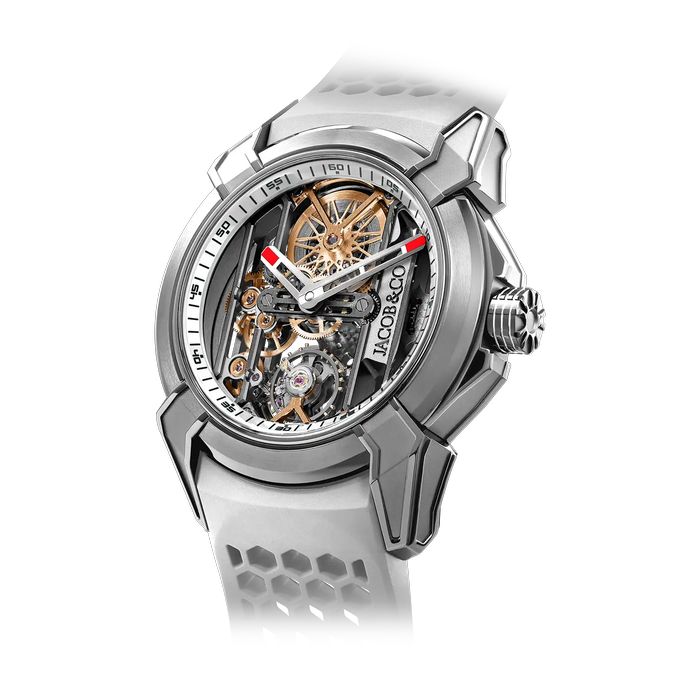 Jacob & Co Epic X Skeleton Titanium White