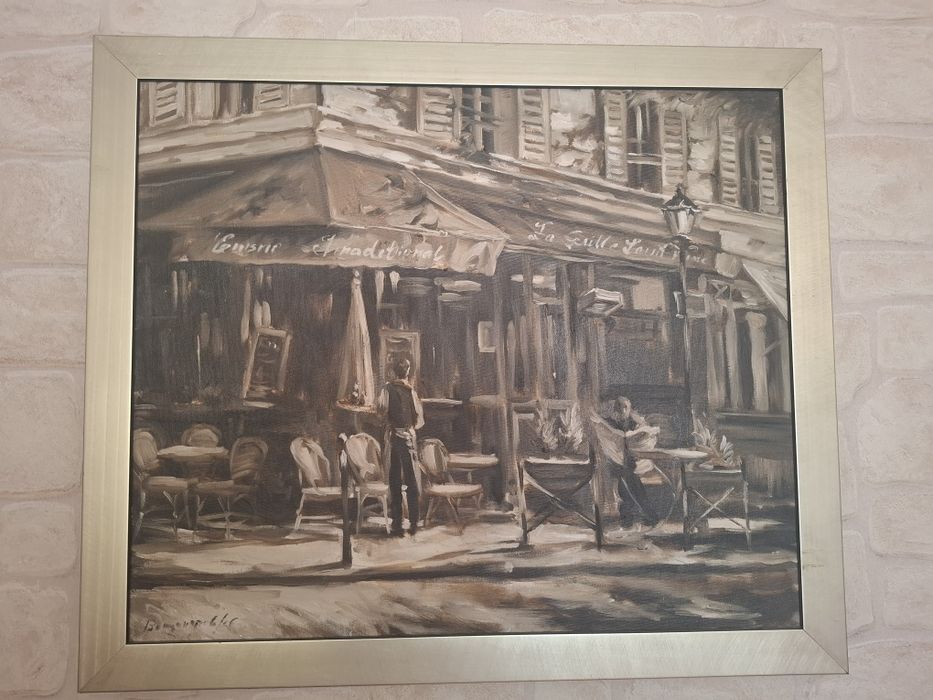 Стара картина масло Вощенаров