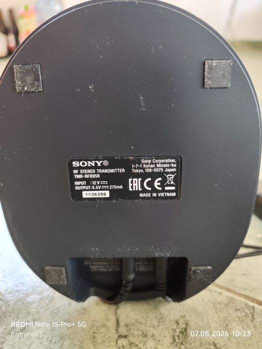Безжични слушалки Sony tmr-rf895r
