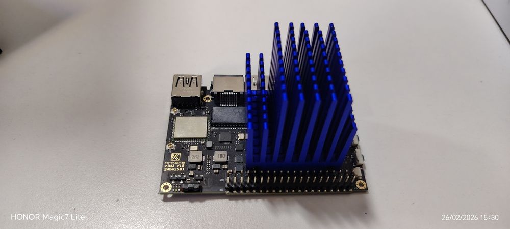 Streamer khadas vim 3pro + Ssd-usb +lan-usb