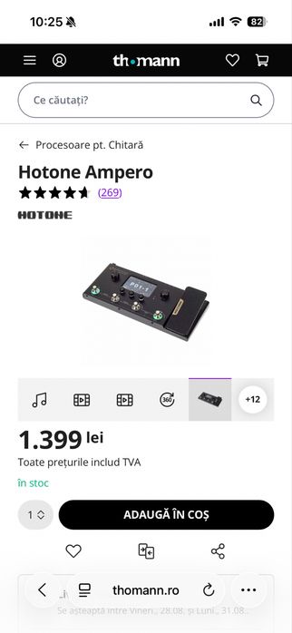 Procesor multi-efecte Hotone Ampero MP-100