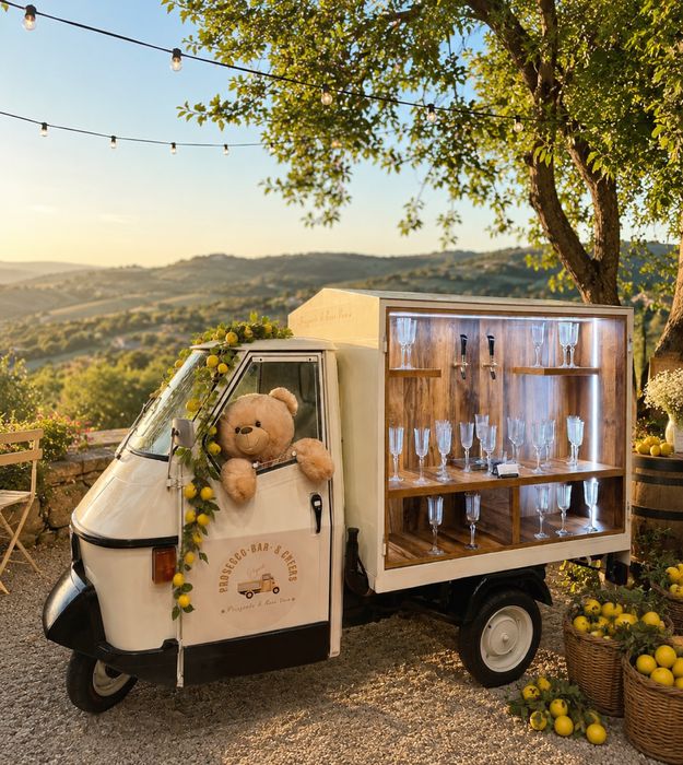 Piaggio Ape/ prosecco Van/ frizzante/ inchiriere