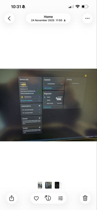 Yala + Cilindru Smart : DanaLock V3 + Gerda SLR.Telefon/Home Assistant