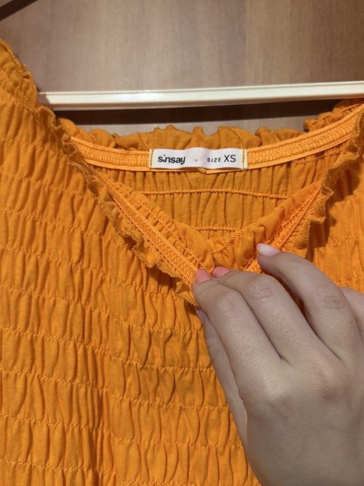 Rochie portocalie Sinsay XS