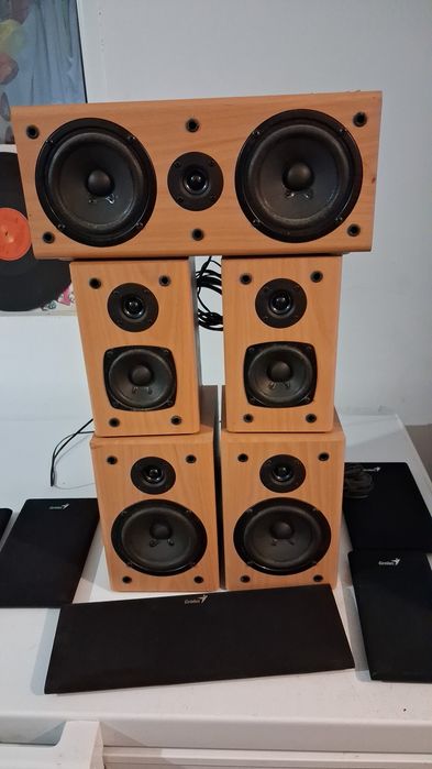 Sistem genius 5.1,5000 cu telecomanda