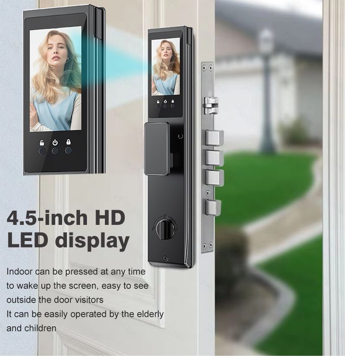 Умный замок, Электронный замок, Для любой двери, Smart lock, Face id