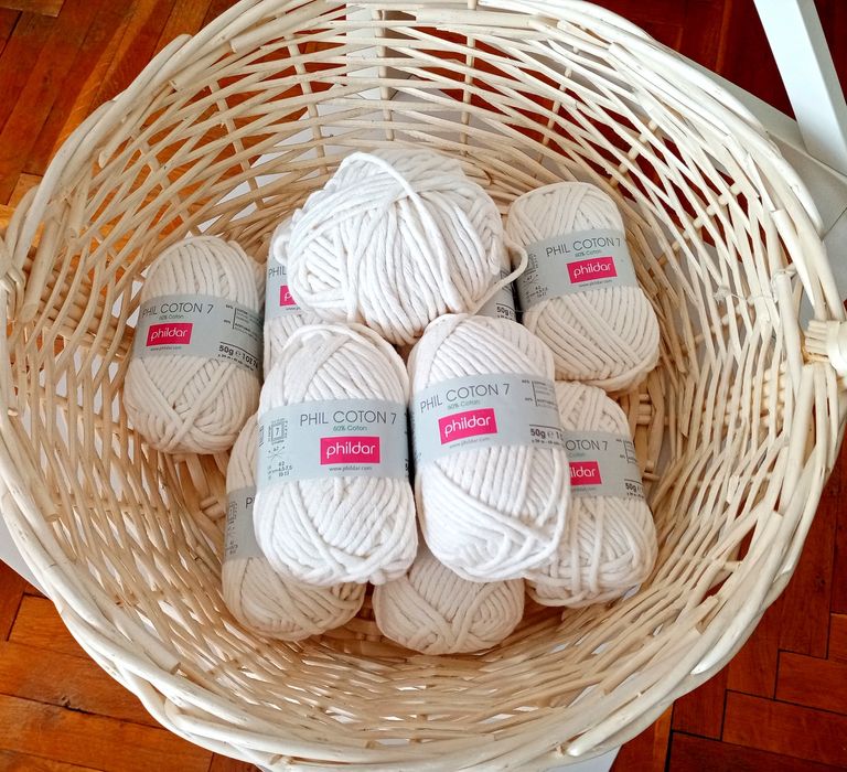 Прежди Phil Coton 7 на Phildar, Bosfor, Yarn Art Angora Active и Alize