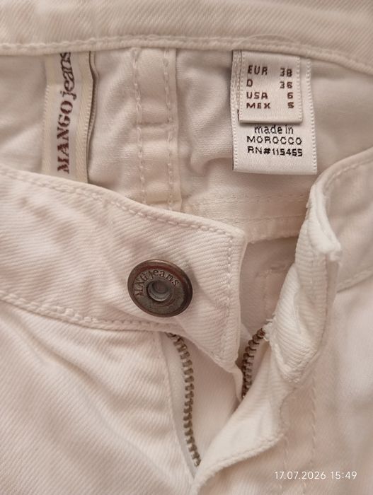 Белые брюки от mango jeans, отдам за 50000