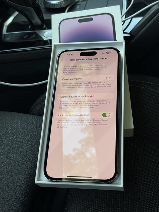 iPhone 14 PRO MAX Deep Purple • iOS 17• 128GB Neverlocked- Full Box-