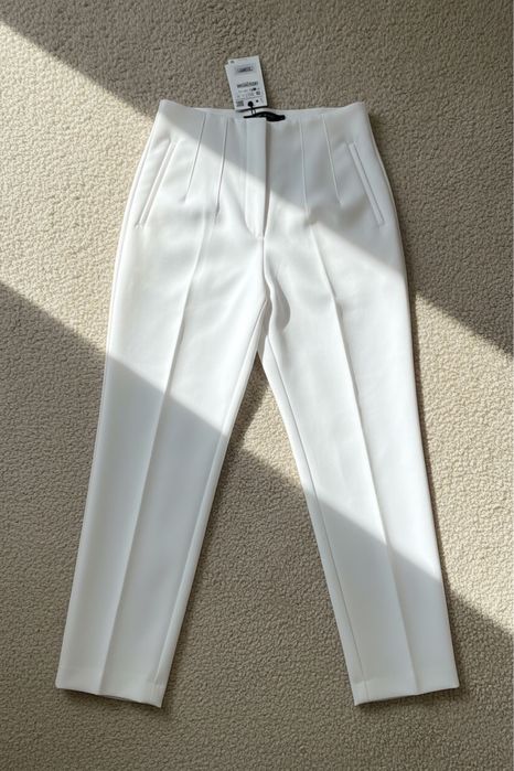 Pantaloni eleganti cu talie inalta cu pense Zara marimea XS