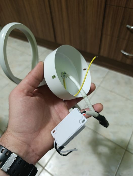 Модерен лед плафон 3000К,4500К,6500К (нов)