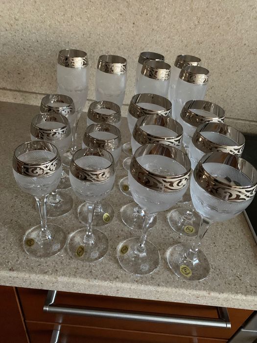 Фужеры хрустальные , Чехия