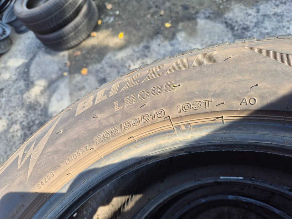 4 Anvelope IARNA - 255/50/19 - BRIDGESTONE Blizzak LM005 - CA NOI - DOT 2022 !