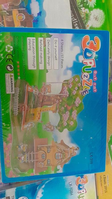 Bolalar uchun rivojlantiruvchi 3D puzzle