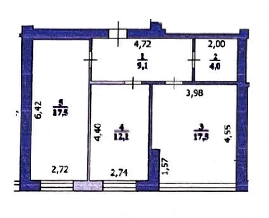 Продам 2кв район юго восток 87/2