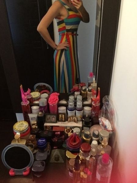 Луксозна пъстроцветна ефирна лятна рокля много красива С С/М М М/ Л Л