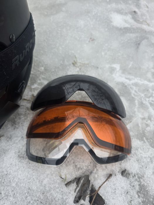 Casca ruroc model rg 1 dx  marime xl-xxl cu 4 lentile