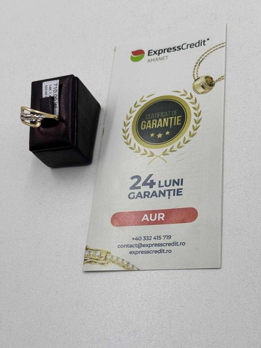 Inel aur 14K 1.42gr (Ag25 B.44323.3)-Garantie 2 Ani!