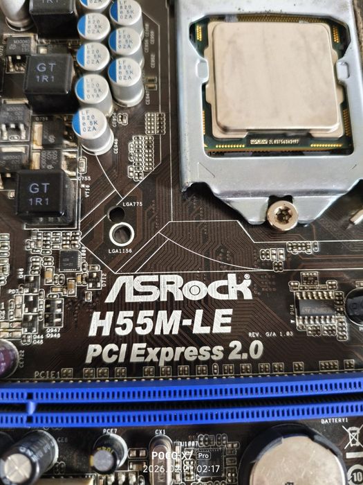 Мат плата AsRock H55M-LE + Core i3-540