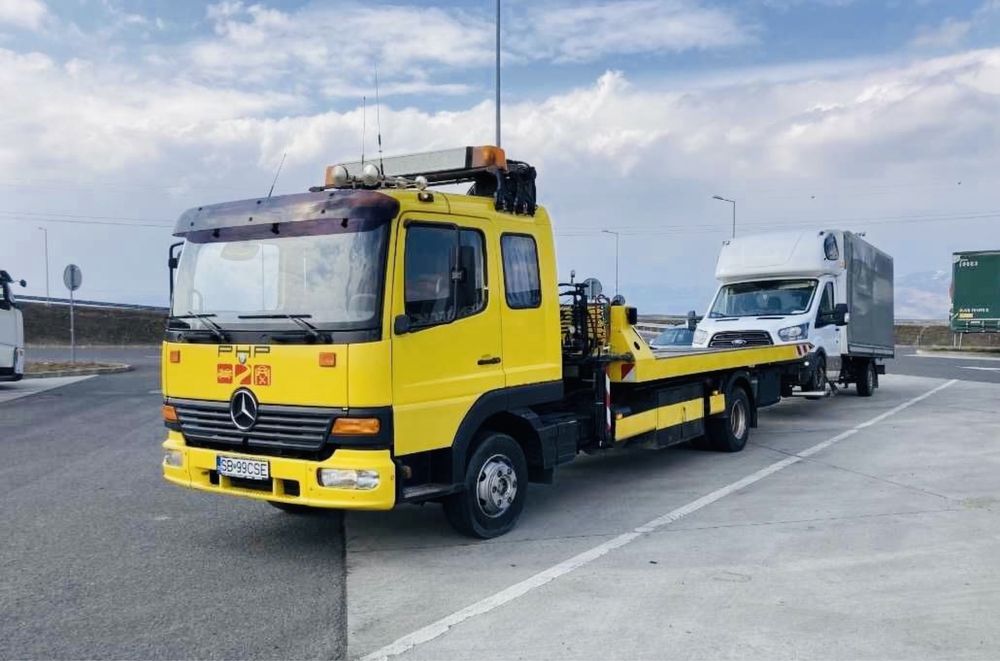 Tractari Auto Sibiu Ridicari auto cu macara Tractari camioane