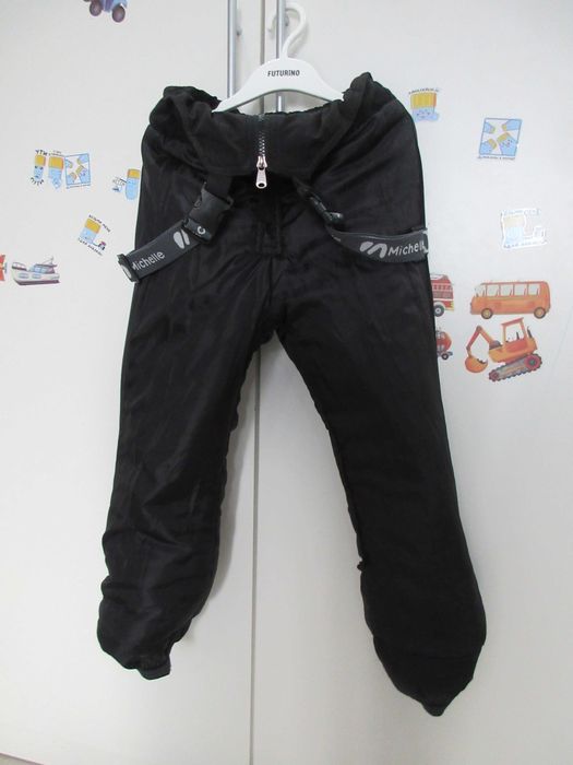 Штаны на лямках, теплые