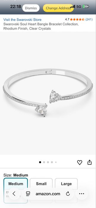 Пръстен и Гривна Сваровски