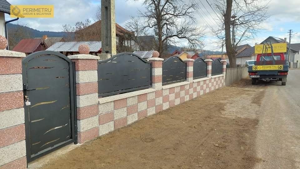 Gard din fier forjat sau panauri gard din tabla sau jaluzea