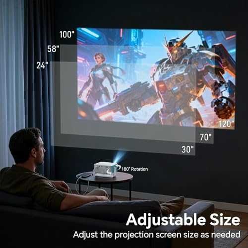 Нов Домашен мини проектор 720P 1080P Auto Keystone iOS Android HDMI