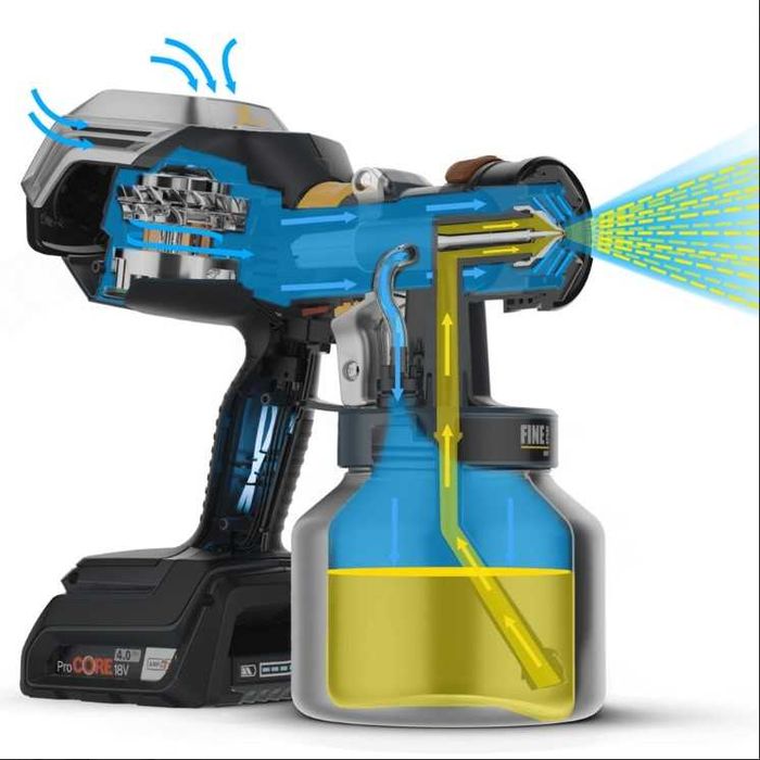 Акумулаторен пистолет за боядисване Wagner Finish Control 4000 XVLP