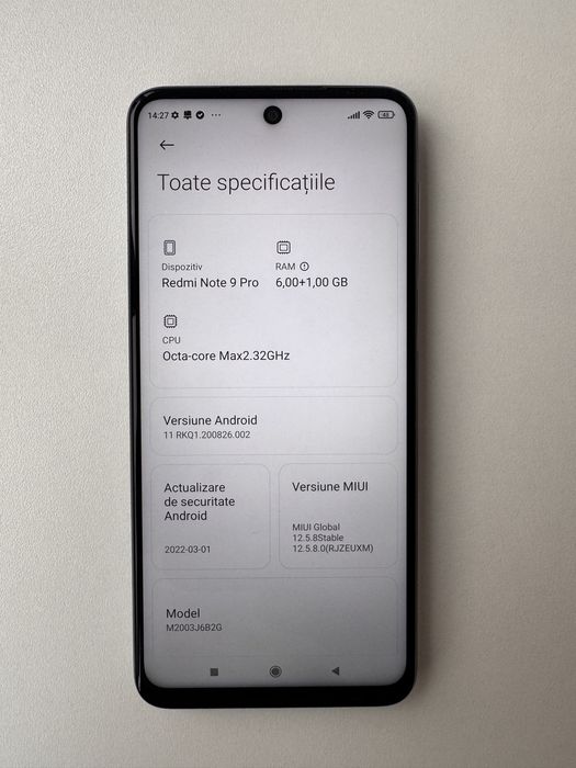 Telefon Xiaomi Redmi Note 9 Pro