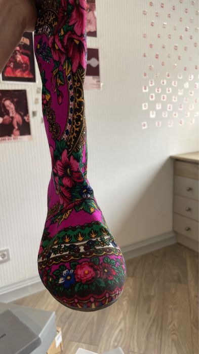 Сапоги из ткани