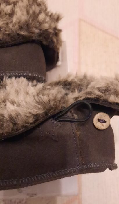 Ghetute din piele,  Zara Mini, masura 15,16