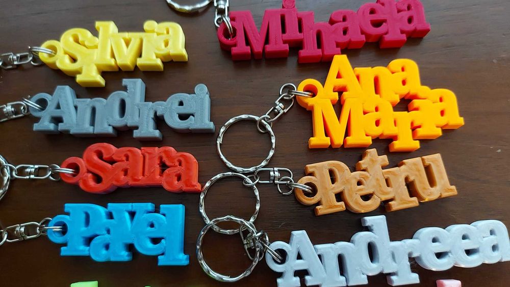 Breloc personalizat cu numele preferat