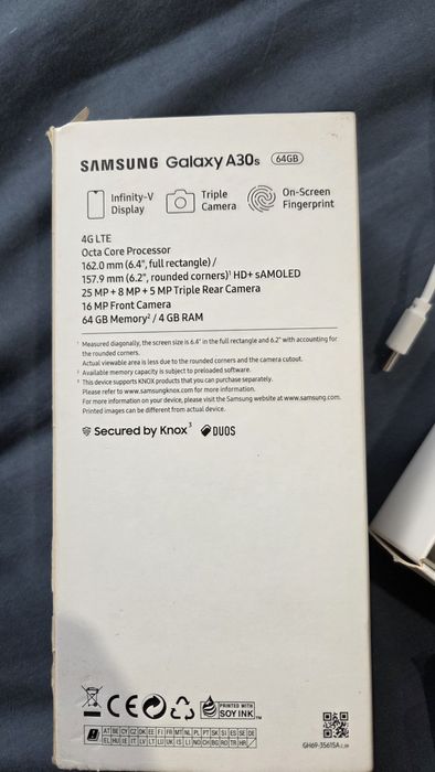 Samsung  A 30s Пълен комплект!