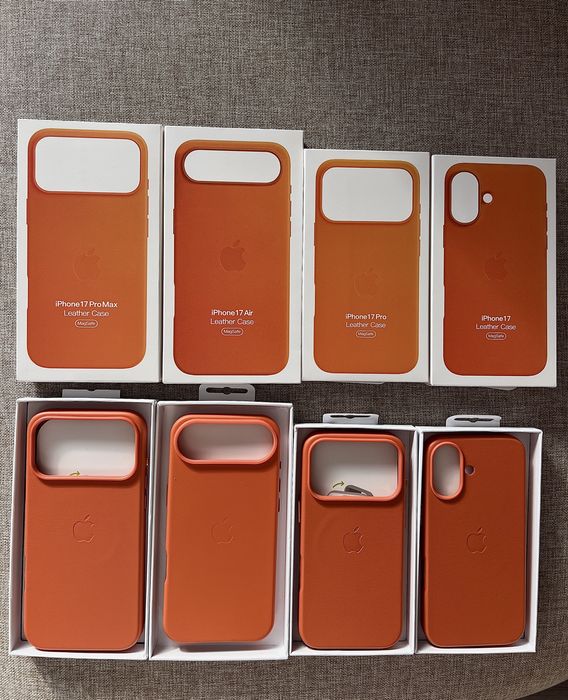 Husă piele iPhone 17, iPhone Pro, iPhone Pro Max, iPhone Air