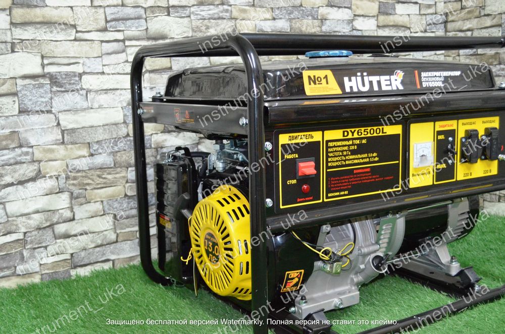 Бензиновый генератор Huter DY6500L