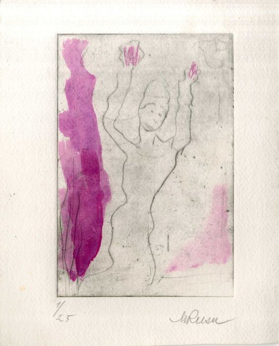 Mihai RUSU (1925-2013) Gravuri Grafica Grafician Roman Gravura anii 90